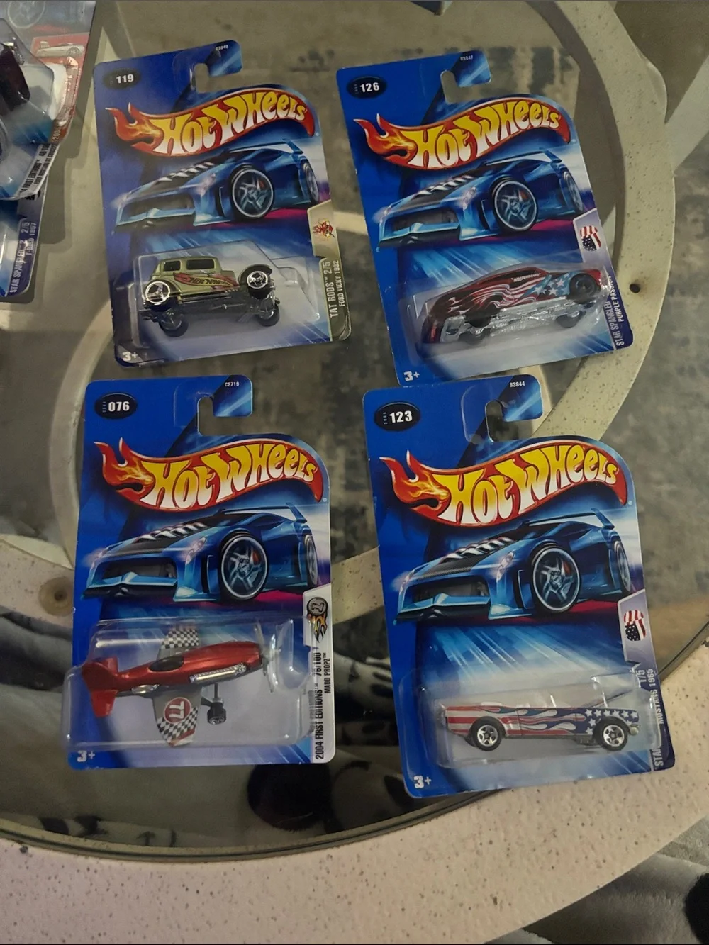 Kids Toy Car Pack Hot Wheels Assorted Red, Blue, Silver, Black Cars